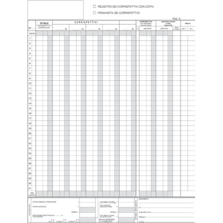 Data Ufficio DU168524C00 modulo e libro contabile A4 (DU168524C00)