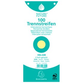 Exacompta 13325B scheda per indice Giallo 100 pz (13325B)