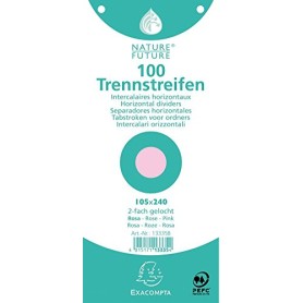 Exacompta 13335B scheda per indice Rosa 100 pz (13335B)