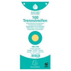 Exacompta 13365B scheda per indice Arancione 100 pz (13365B)
