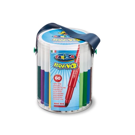 Carioca Bravo marcatore Extra grassetto Multicolore 60 pz (40100)