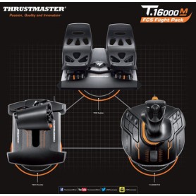 Thrustmaster T-16000M FCS Flight Pack Nero USB Joystick Analogico/Digitale MAC, PC (2960782)