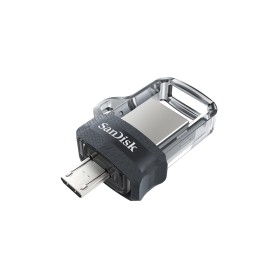 SanDisk Ultra Dual m3.0 unità flash USB 64 GB USB Type-A / Micro-USB 3.2 Gen 1 (3.1 Gen 1) Nero, Argento, Tras (SDDD3-064G-G46)
