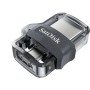 SanDisk Ultra Dual m3.0 unità flash USB 64 GB USB Type-A / Micro-USB 3.2 Gen 1 (3.1 Gen 1) Nero, Argento, Tras (SDDD3-064G-G46)