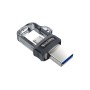 SanDisk Ultra Dual m3.0 unità flash USB 64 GB USB Type-A / Micro-USB 3.2 Gen 1 (3.1 Gen 1) Nero, Argento, Tras (SDDD3-064G-G46)