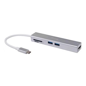 Equip 133480 hub di interfaccia USB 3.2 Gen 1 (3.1 Gen 1) Type-C 5000 Mbit/s Argento (133480) Equip 133480 hub di interfaccia USB 3.2 Gen 1 (3.1 Gen 1) Type-C 5000 Mbit/s Argento (133480)