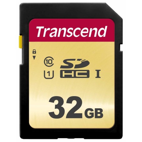 Transcend 32GB, UHS-I, SDHC Classe 10 (TS32GSDC500S)