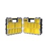 Stanley 1-97-518 Cassetta degli attrezzi Scatola per minuteria Plastica Nero, Trasparente, Giallo (1-97-518)