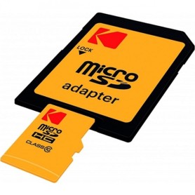 SD MICRO 64GB CL10 EXTRA CON ADATT. KODAK (EKMSDM64GXC10C)