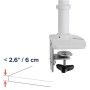 LX DESK LCD ARM BRIGHT WHITE (45-490-216A)