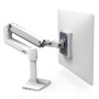 LX DESK LCD ARM BRIGHT WHITE (45-490-216A)