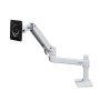 LX DESK LCD ARM BRIGHT WHITE (45-490-216A)
