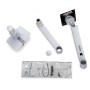 LX DESK LCD ARM BRIGHT WHITE (45-490-216A)