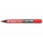 Pilot Permanent Marker 100 evidenziatore 1 pz Punta sottile Rosso (002707)