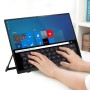 Atlantis Land A05-T16A-VHM Monitor PC 39,6 cm (15.6") 1920 x 1080 Pixel Full HD LED Touch screen Nero
