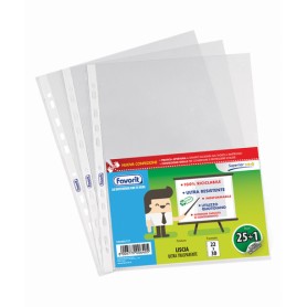 Favorit 400083625 foglio di protezione 220 x 300 mm Polipropilene (PP) 26 pz (400083625)