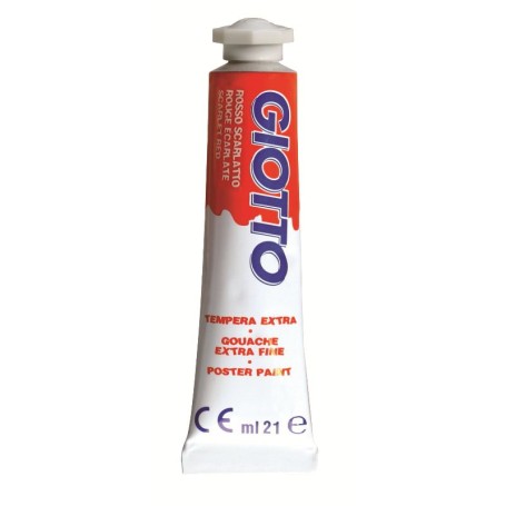 FILA Tubo Tempera Giotto 21Ml Rosso Scarlatto (355008)