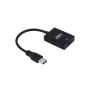 ADATTATORE USB 3.0-HDMI M/F BK CON CAVO ADJ (320-00107)
