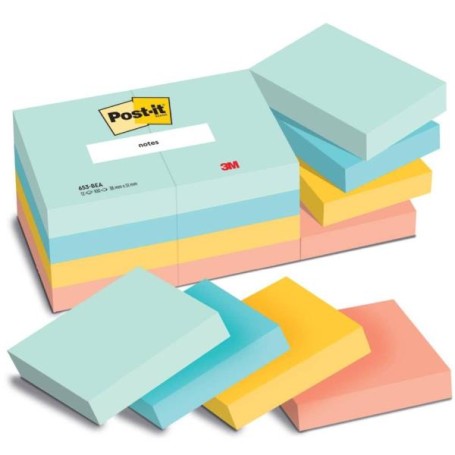 CF12 POST-IT-PI- 38X51- BEACHSIDE (653-12-BEA)