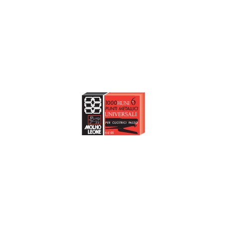 Molho Leone Staples 6 mm 1000 punti (31548)