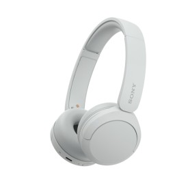 Sony Cuffie Bluetooth wireless WH-CH520 - Durata della batteria fino a 50 ore con ricarica rapida, stile on-ear - (WHCH520W.CE7)