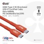 CLUB 3D USB2 TYPE-C Bi-DIRECTIONAL USB-IF CERTIFIED CABLE DATA 480Mb, PD 240W(48V/5A) EPR M/M 3m / 9 (CAC-1513)