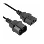 VULTECH CAVO PROLUNGA ALIMENTAZIONE IEC13 FEMMINA TO IEC14 MASCHIO (ALIM15-IN)
