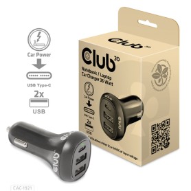 CLUB3D USB KFZ-Ladegerät 1xUSB C 2xUSB A 36W 12/24V retail (CAC-1921)