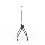 Napofix VWA1166B carrello e supporto multimediale Nero Pannello piatto Carrello multimediale (NPF10297)