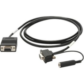Zebra 25-13227-03R cavo seriale Nero 1,83 m DB9