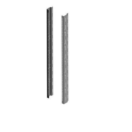 COPPIA MONTANTI 19" 48U NERI (309444)