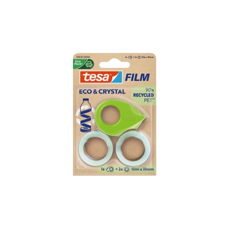 TESA Eco & Crystal Adatto per uso interno Adatto per uso esterno 10 m Polistirene (PS) Trasparente (59038-00000-00)