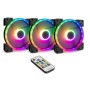 Inter-Tech Argus RGB-Fan Set RS-14 Case per computer Ventilatore 14 cm Nero (88885536)