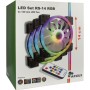 Inter-Tech Argus RGB-Fan Set RS-14 Case per computer Ventilatore 14 cm Nero (88885536)