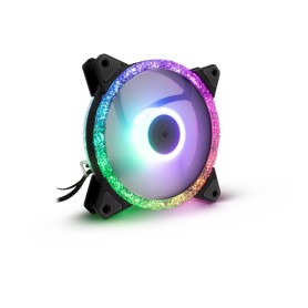 Inter-Tech RS-071 RGB Case per computer Ventilatore 12 cm Nero, Bianco (88885538)