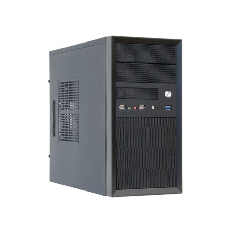 Chieftec Mesh MidiTower LCX-01SLSLB Argento 400 W (LCX-01SL-SL-B-400) (CT-01B-350GPB)