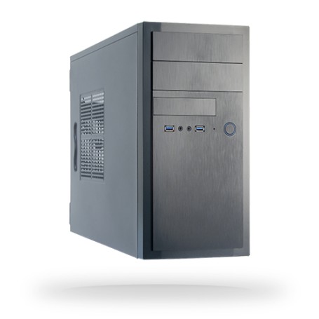 Chieftec HT-01B-350GPB computer case Midi Tower Nero 350 W (HT-01B-350GPB)