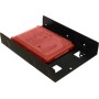 Inter-Tech 88885232 pannello drive bay 2x 2,5" Pannello incassato Nero (88885232)