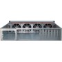 Inter-Tech 2U-20255 Supporto Nero, Acciaio inossidabile (88887105)