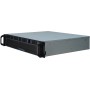 Inter-Tech IPC 2U-2404S Supporto Nero, Argento (88887190)