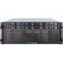 Inter-Tech 4U-4408 Supporto Nero, Argento (88887191)