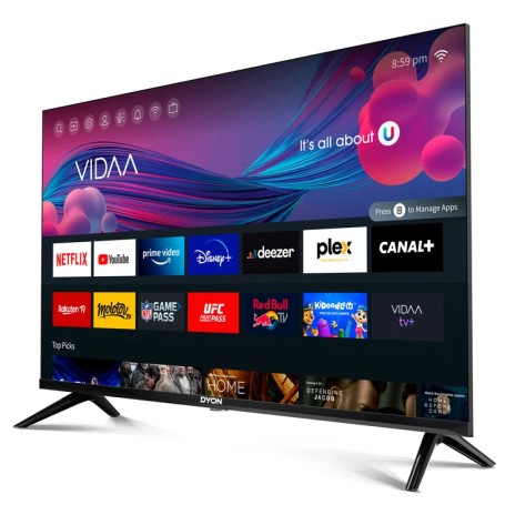 SMART 40 VX-2 (100 cm (40 Zoll), schwarz, FullHD, WLAN, Smart TV) (D800227)