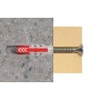 Dbel DUOPOWER 6x30 S A2 K (hellgrau/rot, 4 Stck, mit Schraube) (535475)