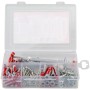 Meister-Box DUOPOWER / DUOTEC (hellgrau/rot, 87-teilig, mit Schrauben) (540093)