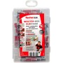 Meister-Box DUOPOWER kurz / lang + Schraube (hellgrau/rot, 150-teilig, mit Schrauben) (540299)