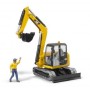 BRUDER Cat Mini Excavator with worker (2466) (02466)