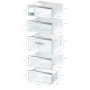 Bosch Serie 6 GSN54AWDV congelatore Libera installazione 328 L D Bianco (GSN54AWDV)