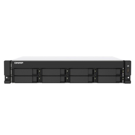 QNAP TS-873AU-RP-4G server NAS e di archiviazione Armadio (2U) Collegamento ethernet LAN Nero, Grigio V1500B (TS-873AU-RP-4G)