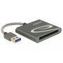 DeLOCK 91525 lettore di schede USB 3.2 Gen 1 (3.1 Gen 1) Grigio (91525)