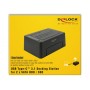 DeLOCK 63957 docking station per unità di archiviazione USB 3.2 Gen 2 (3.1 Gen 2) Type-C Nero (63957)